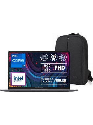 Asus Expertbook P1403CVA Intel I7 13620H 16GB Ddr5 1tb SSD 14" Fhd Windows 11 Pro Taşınabilir Bilgisayar + Snertech Çanta
