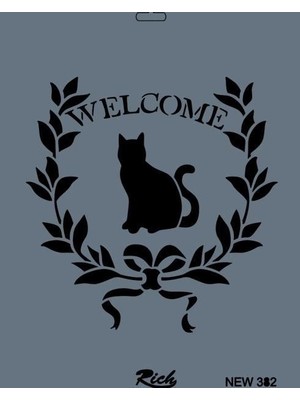 SHC4200 Mey Ithalat® New Seri N-382 Stencil 35X25 cm