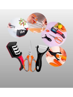 3’lü Mutfak Makası Seti Midastech