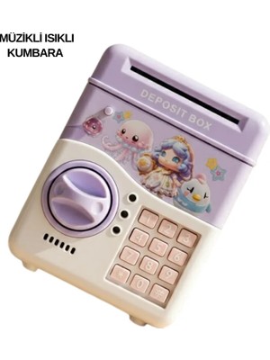 SAM51 Müzikli Işıklı Kumbara Mor Midastech