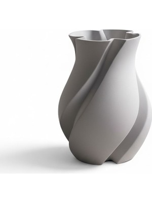 Modern Spiral Tasarımlı Minimalist Dekoratif Vazo