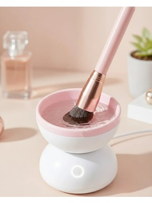 SHC4200 Silikon Yüzeyli Elektrikli Makyaj Fırçası Temizleme Kabı