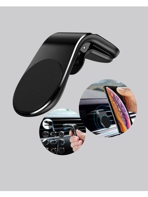 Mini Manyetikli Araç Telefon Tutucu Midastech