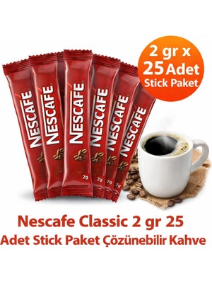 SHC4200 2 gr 25 Adet Stick Paket Çözünebilir Kahve