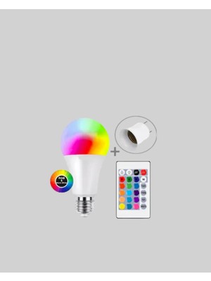 9 Watt Beyaz Işık ve Renk Ayarlı Akıllı LED Ampul Midastech