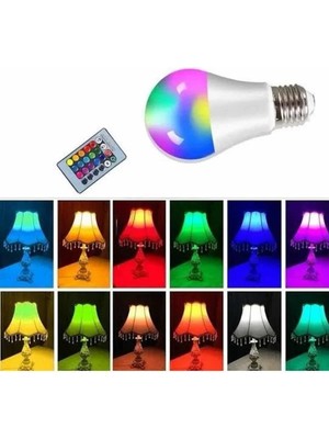Ambiyans Aydınlatma Rgb LED Lamba Kumandalı Renk Değiştirebilen Midastech