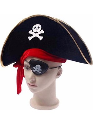 SHC4200 Korsan Şapka Göz Bandı Seti