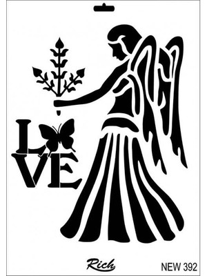 SHC4200 Mey Ithalat® New Seri N-392 Stencil 35X25 cm