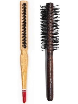 Magicool Liva 506& 690 Profesyonel Yanmaz Set Topuz Saç Fırçası-2'li