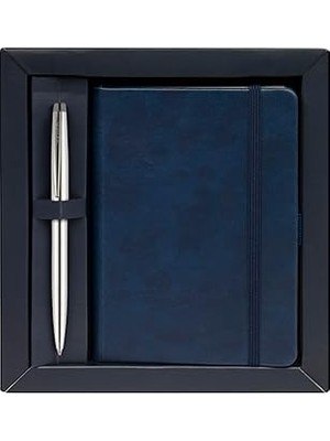 SHC4200 Scrikss Sıvama Kalın Kapak Defter A6 Lacivert &amp; 108M Prestıge Tükenmezkalem