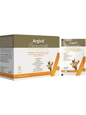 SHC4200 Argivit Fosfotidilserin, Kolin, L Karnitin, L Arjinin, Multivitamin Multimineral 30 Saşe