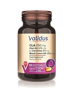 SHC4200 Validus Cla Omega-3 Nigella Green Tea Probiotic 30 Softgel