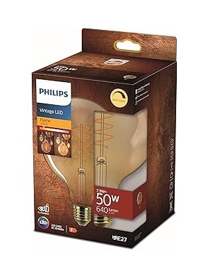 SHC4200 Ledcla 50W G120 E27 2200K Sarı Işık Gold Dim Edilebilir Filament LED Ampul