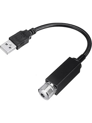 SHC4200 USB Giriş Otomobil Oto Araç Içi Ayarlanabilir Dekoratif Aydınlatma Disko Tavan LED Yıldız Işık