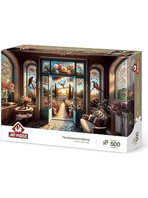 SHC4200 Puzzle Bahara Açılan Kapı 500 Parça Puzzle