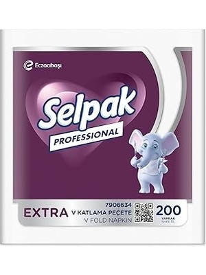 SHC4200 Selpak Prof Ekstra 200X24 V Kat.peçete