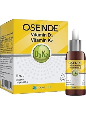 SHC4200 Osende D3K2 Damla 20 ml