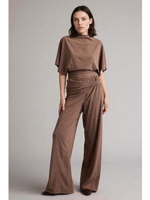 DeFacto Wide Leg Krep Pantolon H3879AX26SM