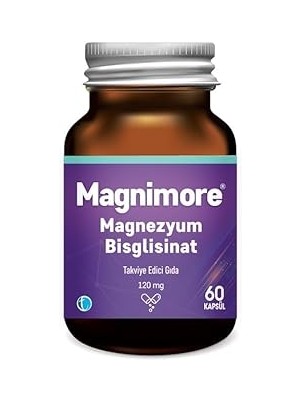 SHC4200 Magnimore Magnezyum Bisglisinat 60 Bitkisel Kapsül 120
