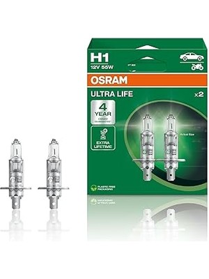 SHC4200 Ampul H1 Ult 55W 12V P14.5S5X2BOXTRQR2 Ultralife
