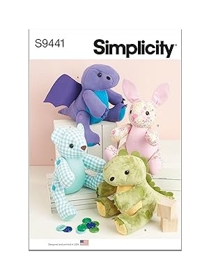 SHC4200 Simplicity Dikiş Deseni S9441 33 cm Peluş