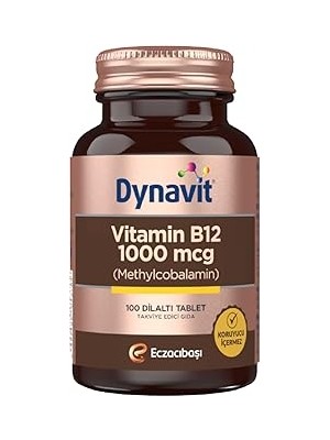 SHC4200 Dynavit Methylcobalamin B12 1000 Mcg 100 Dilaltı Tablet - B12 (Metilkobalamin)