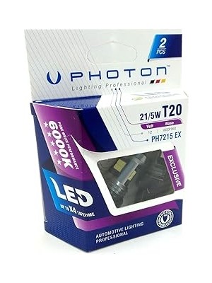 SHC4200 Photon Ampul T20 W21/5W Exclusive 12V-24V LED (2'li Blister)