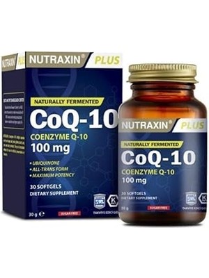 SHC4200 Nutraxi̇n Nutraxin Koenzim Q10 Tablet 1 Paket(1 x 30 Kapseln), 0.08 kg