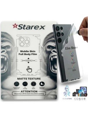 Honor 400 Lite Uyumlu Nano Full Arka Kaplama Ultra Ince Af Epu Mat - Starex
