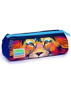 SHC4200 Coral High Kalem Çanta (Üç Bölmeli)