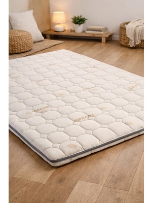 Artex Cotton 5cm Sünger Şilte 90x190 Ped Yatak Şiltesi Pedi Topper Katlanabilir Katlanır