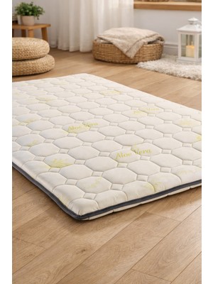 Artex Aloe 5cm Sünger Şilte 90x190 Ped Yatak Şiltesi Pedi Topper Katlanabilir Katlanır
