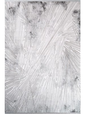 Has 1950 Mirage 199409 Gri - Hareketli ve Modern Görünümlü Gri Halı