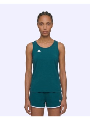 Kappa Laura Tank Kadın Yeşil Regular Atlet