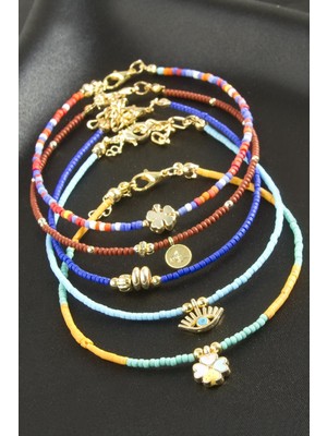 SiHako Karışık Miyoki Boncuk Bileklik