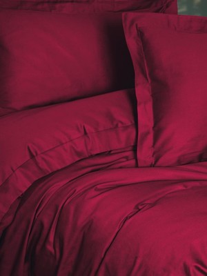 Bilfold Elegant Bordo Çift Kişilik Saten Nev Takımı