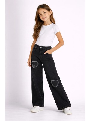 Modaplaza Kız Çocuk Inci Yıldız Nakışlı Pantolon