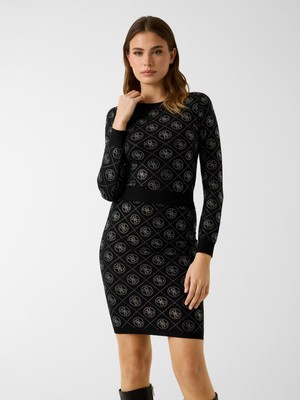 Guess W6RR66Z3JD2 Ls Cn Rhinestones 4g Kadın Kazak