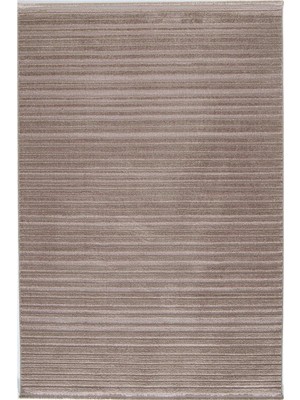 Has 1950 Elyse 193102 Vizon - Sade Çizgili Vizon Tonlu Halı