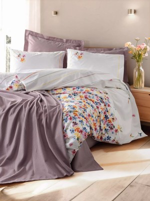 Bilfold Vivid Çift Kişilik Pikeli Nev Takımı Flurry Lila