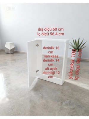 Boru Gizleme Dolabı 60*100