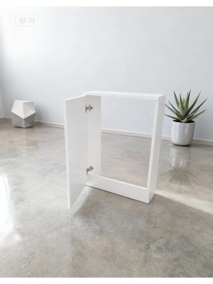 Boru Gizleme Kollektör Dolabı Kombi Altı Boru Gizleme 60*70