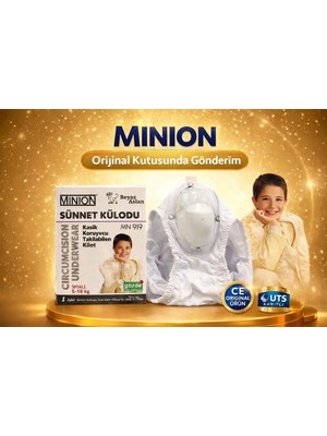 Minion Sünnet Külodu M Beden Beyaz Renkli Erkek Çocuklar İçin Sünnet Temalı Ürün