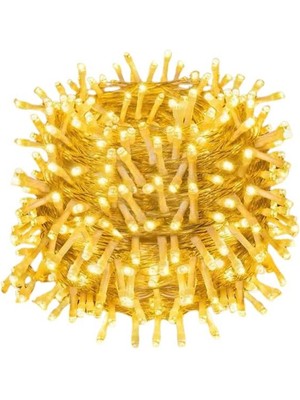 Arenes 10 Metre Günışığı LED Işık Fişli Dekoratif Sarı Ton Aydınlatma 3 Modlu LED Şerit - Lisinya