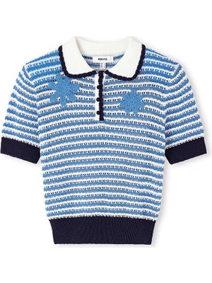 İpekyol Ajurlu Kroşe Aplikeli Triko IS1260050112028