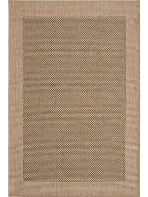 Has 1950 Rushhome 199102 Bej Yeşil - Doğal Tonlarda Şık Dikdörtgen Halı