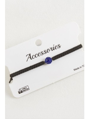 MidasTech Çiçek Taşlı Makrome Örgülü Bileklik Nemere