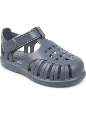Igor 10271 K Tobby Solid Mavi Çocuk Sandalet PVC Malzeme Kız Çocuk ve Erkek Çocuk İçin Rahat
