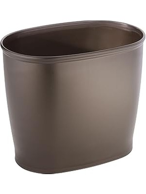 SHC4200 Interdesign Kent Oval Kutusu, Banyo Mutfak Ofis Için, Plastik, 30,5X20,3X25,4CM, Kahverengi