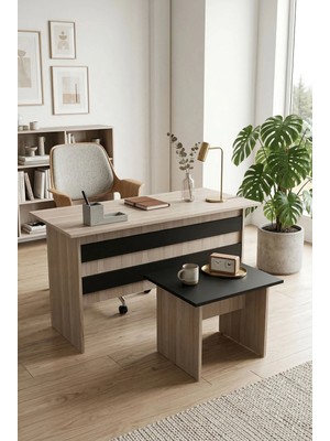Robin Home Verona  Ofis Büro Masa Takımı Ofis Masası  Sehpa